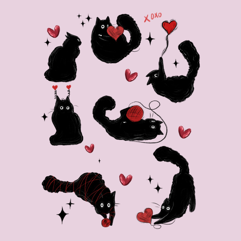 Valentine Cat Ladies Tee by MaliasSmallBusiness | Teevron