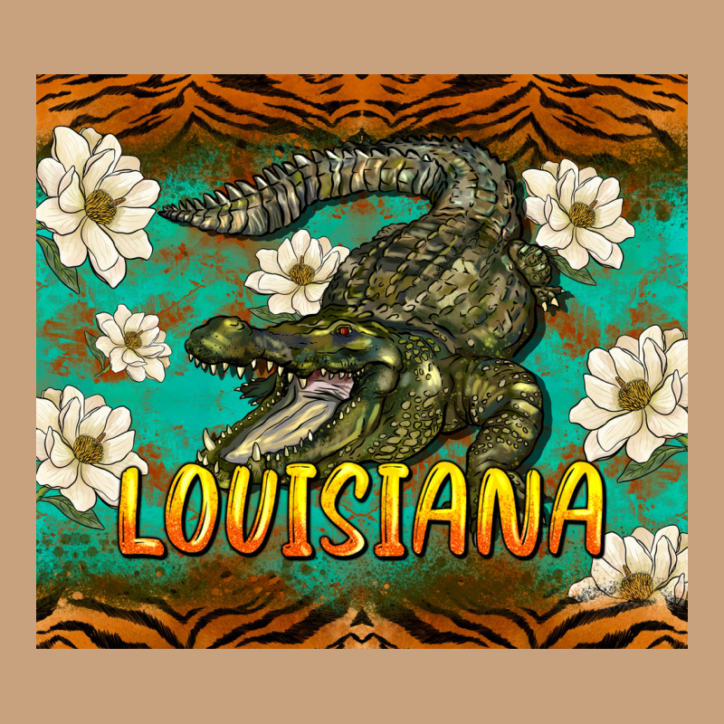 Louisiana Alligator Tumbler Vintage Tee by BarkalooDesign | Teevron