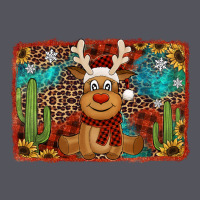 Western Christmas Reindeer With Background Vintage Hoodie | Teevron