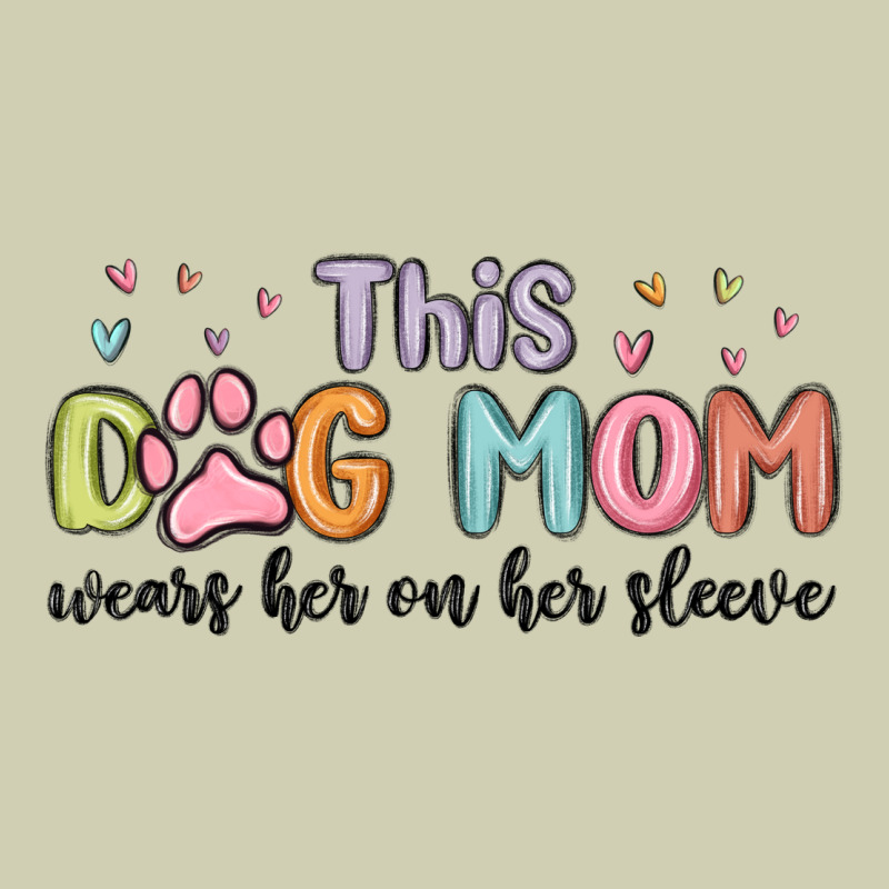 This Dog Mom Wears Her Heart On Her Sleeve Heavy Core Tee by MaliasSmallBusiness | Teevron