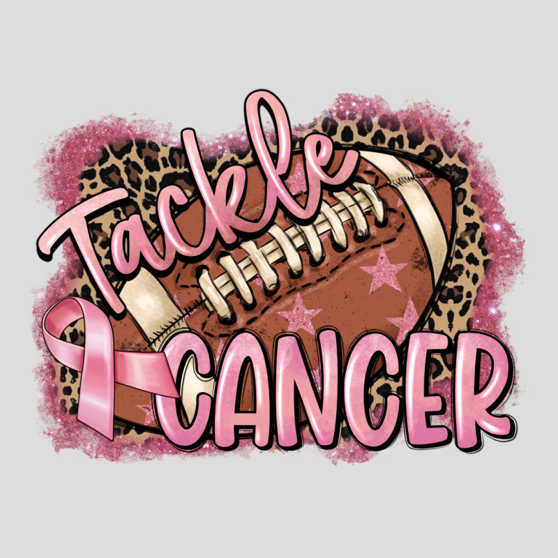 Tackle Cancer Football Zipper Hoodie by FaDigitalArtStudio | Teevron