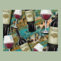 California Wine With Leopard Background Urban Heavy Tee | Teevron
