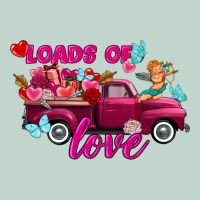 Loads Of Love Valentine's Day Truck Zipper Hoodie | Teevron