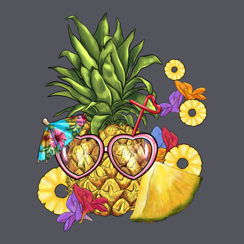 Pineapple Enjoying Vintage Hoodie by BarkalooDesign | Teevron