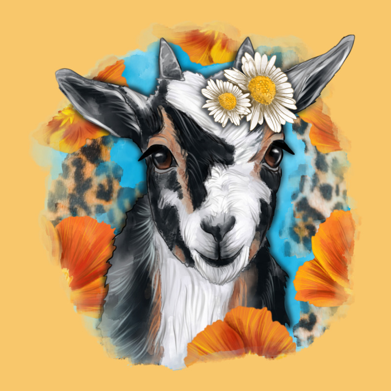 Daisy Goat With Background Vintage Hoodie by RanaPortraitStore | Teevron