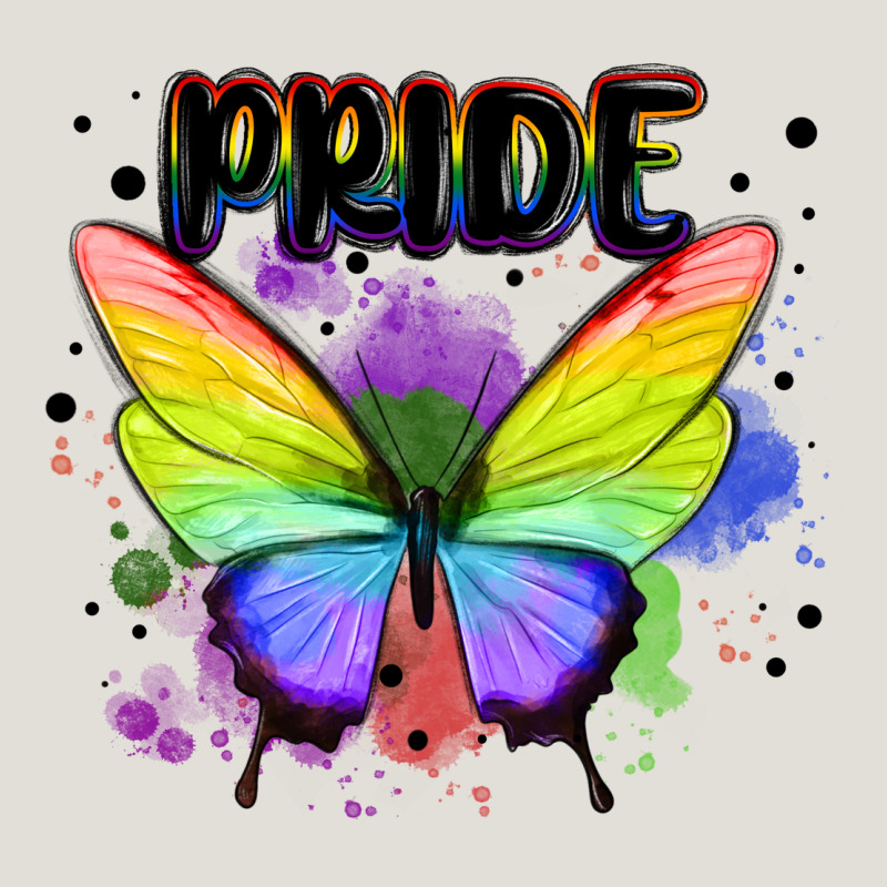 Rainbow Butterfly Pride Lgbtq Heavy Core Tee by MaliasSmallBusiness | Teevron