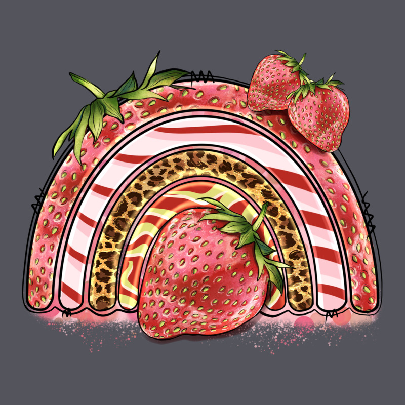 Strawberry Rainbow Vintage Hoodie by BarkalooDesign | Teevron