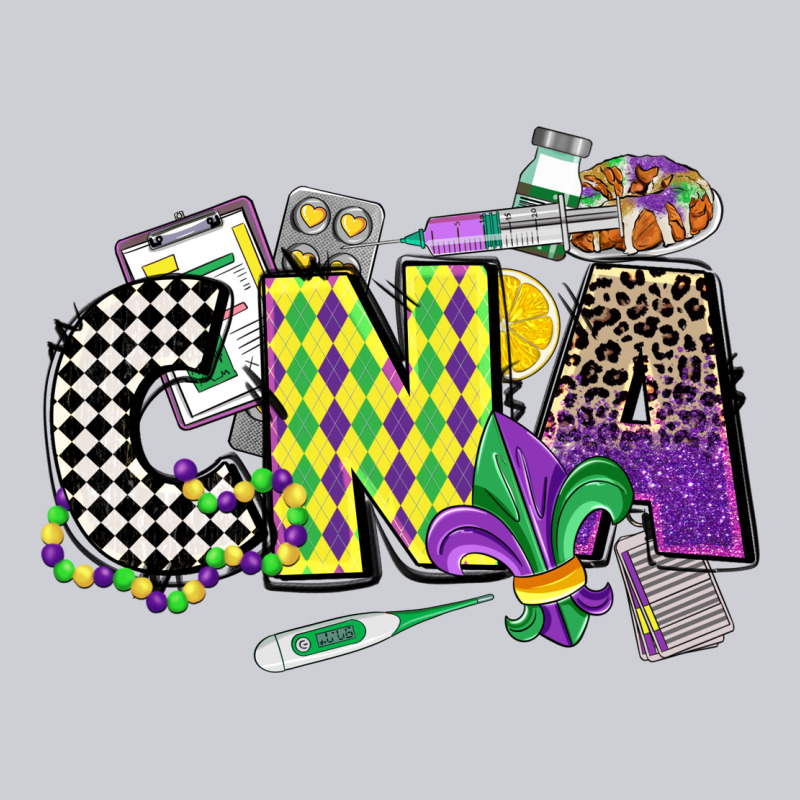 Cna Mardi Gras Certified Nursing Assistant Heavyweight Sweatshirt by CowGirlArtShop | Teevron