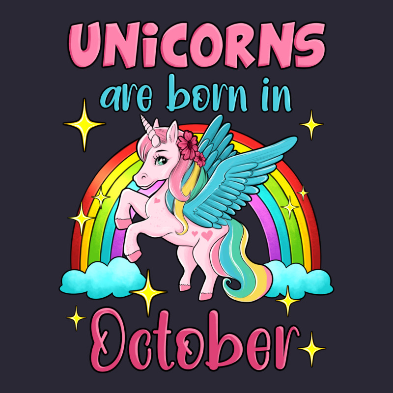 Unicorns Are Born In October Vintage Tee by Jasminsmagicworld | Teevron