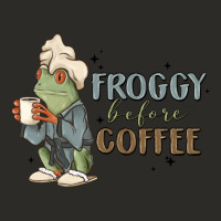 Froggy Before Coffee Heavy Core Tee | Teevron