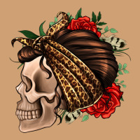 Leopard Bandana And Roses Skull Vintage Tee | Teevron