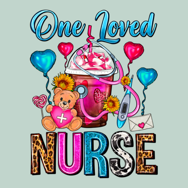 One Loved Nurse Valentines Day Frappe Coffee Zipper Hoodie by FaDigitalArtStudio | Teevron