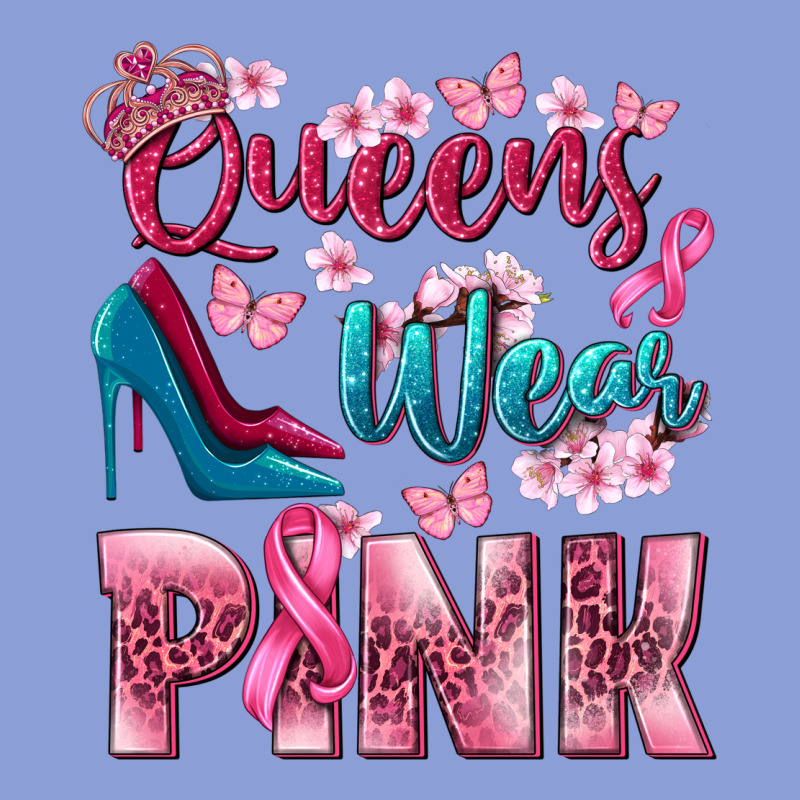 Queens Wear Pink Breast Cancer Long Sleeve Tee by NancyCooperArtShop | Teevron