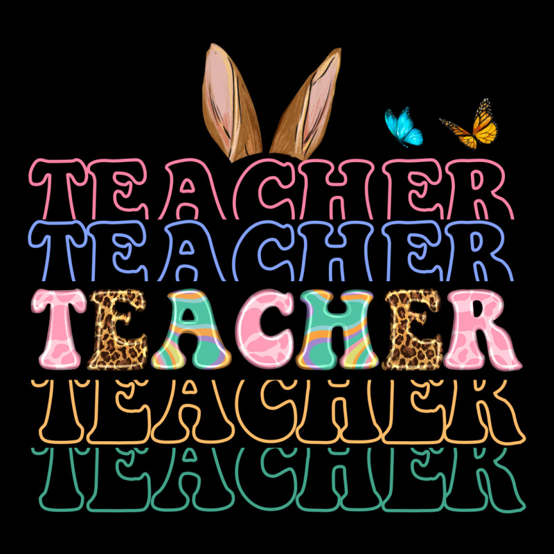 Easter Bunny Teacher Zipper Hoodie by OliviaCreatesArt | Teevron