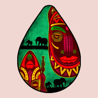 African Masks Teardrop  3 Premium Sweatshirt | Teevron