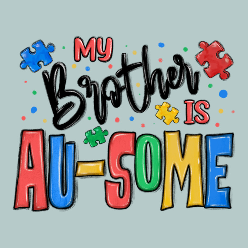 My Brother Is Ausome Autism Heavy Core Tee by MaliasSmallBusiness | Teevron