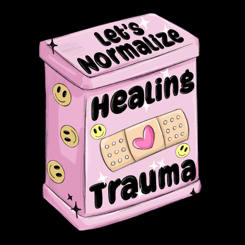 Let's Normalize Healing Trauma Heavy Core Tee by MaliasSmallBusiness | Teevron