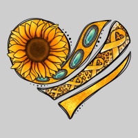 Childhood Cancer Awareness Heart Premium Tee | Teevron