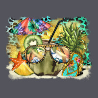 Coconut With Fruits  Background Vintage Hoodie | Teevron