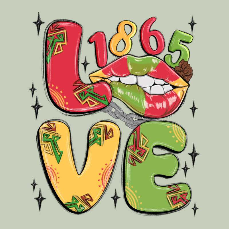 Love Juneteenth Lips Ladies Tee by MaliasSmallBusiness | Teevron