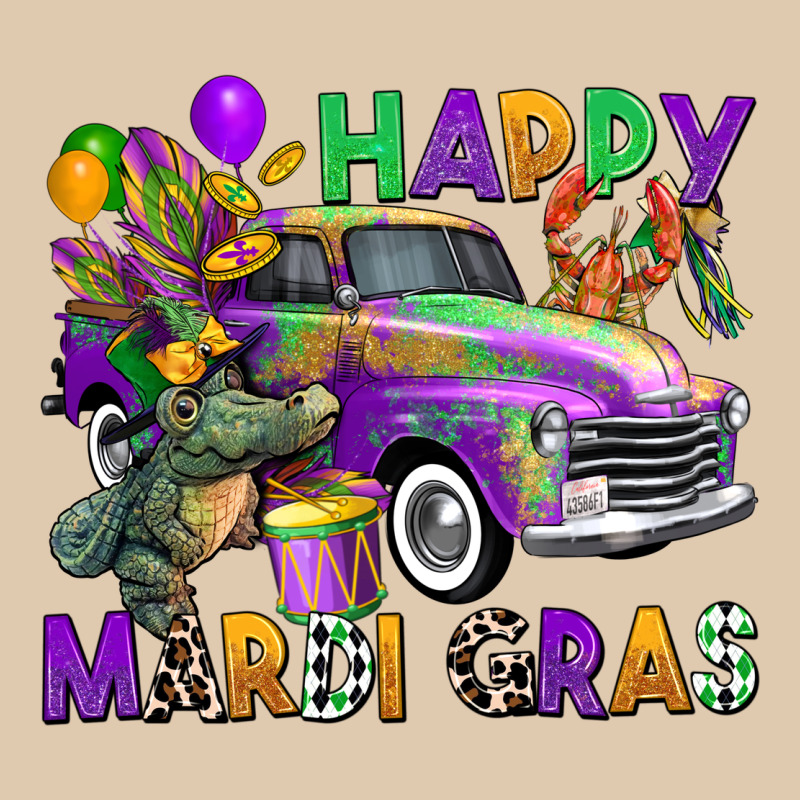 Happy Mardi Gras Truck Heavyweight Sweatshirt by CowGirlArtShop | Teevron