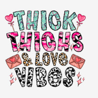 Thick Thighs And Love Vibes Urban Hoodie | Teevron