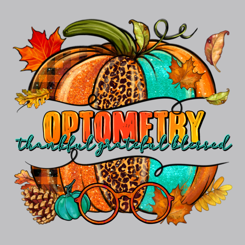 Optometry Thankful Grateful Blessed Pumpkin Long Sleeve Tee by NancyCooperArtShop | Teevron