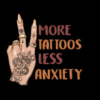 More Tattoos Less Anxiety Heavy Core Tee | Teevron