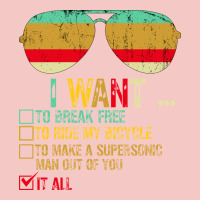 I Want To Break Free To Ride My Bicycle Want It All Urban Heavy Tee | Teevron