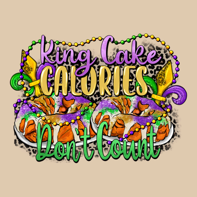 King Cake Calories Dont Count Heavyweight Sweatshirt by CowGirlArtShop | Teevron