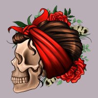 Bandana And Roses Skull Vintage Tee | Teevron