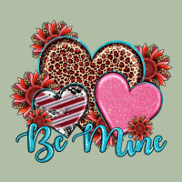 Valentine's Day Be Mine Hearts Sunflower Urban Heavy Tee | Teevron