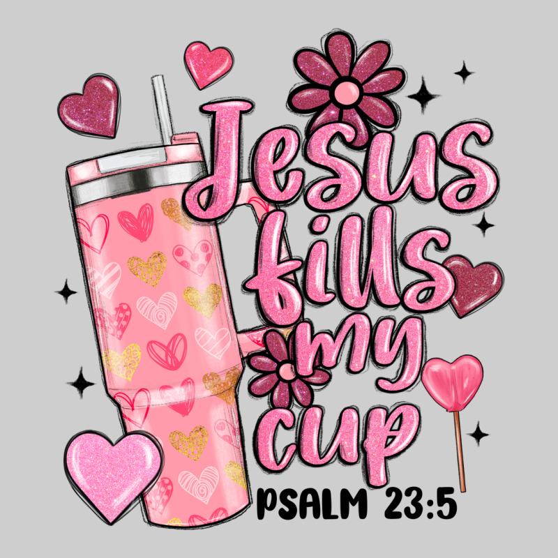 Valentine Jesus Fills My Cup Premium Tee by MaliasSmallBusiness | Teevron