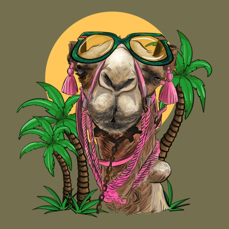 Camel With Oasis Vintage Hoodie by BarkalooDesign | Teevron