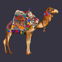 Camel With Colorful Saddle Vintage Hoodie | Teevron