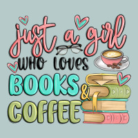 Just A Girl Who Loves Books And Coffee Heavy Core Tee | Teevron