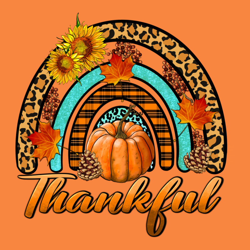 Thankful Pumpkin Rainbow Premium Sweatshirt by BundleAndBundleShop | Teevron