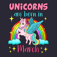 Unicorns Are Born In March Vintage Tee | Teevron