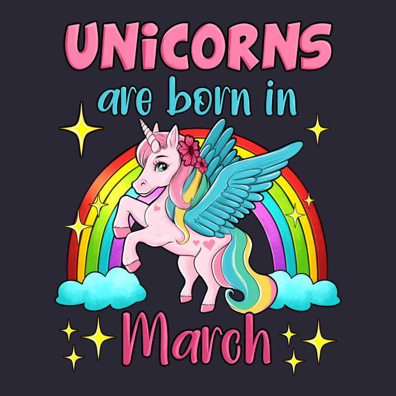 Unicorns Are Born In March Vintage Tee by Jasminsmagicworld | Teevron