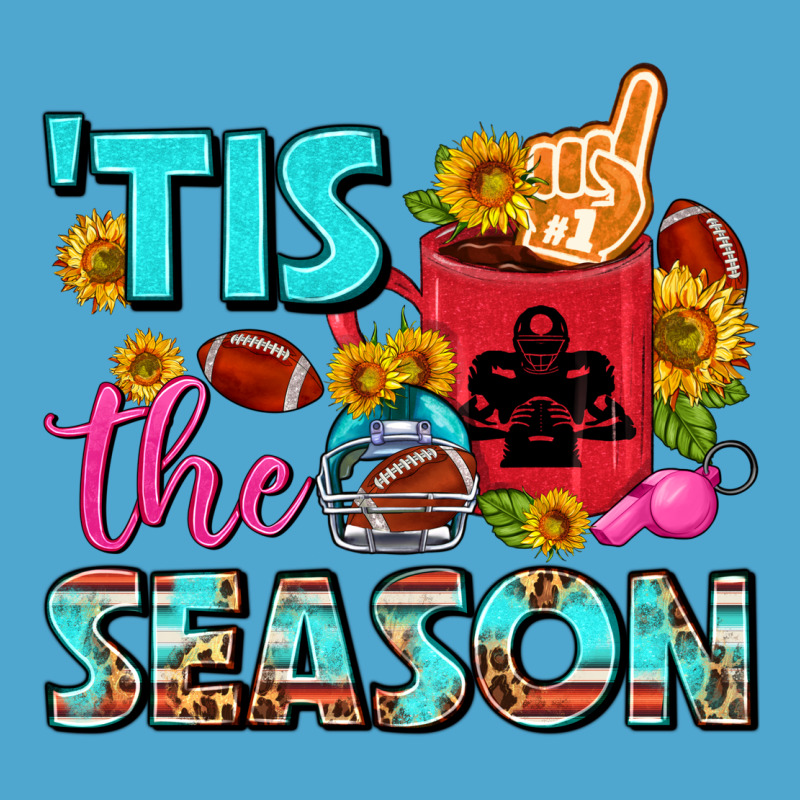 Tis The Season Football Coffee Mug Premium Hoodie by FaDigitalArtStudio | Teevron