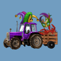 Mardi Gras Mask Crawfish Farm Tractor Urban Heavy Tee | Teevron