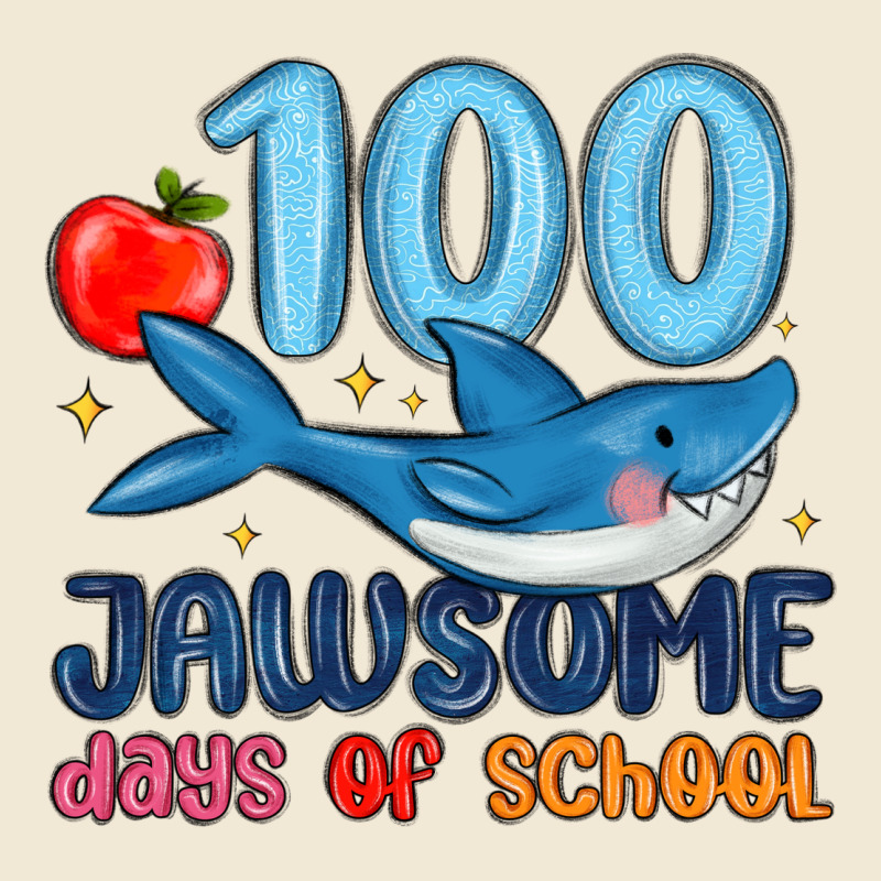100 Jawsome Days Of School Ladies Tee by MaliasSmallBusiness | Teevron