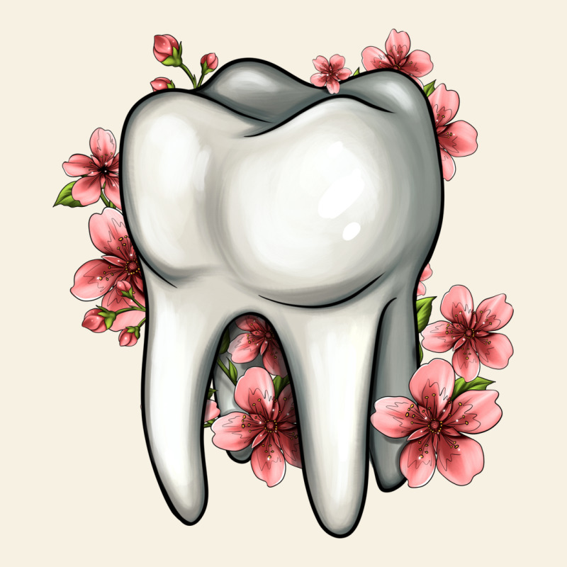 Floral Tooth Vintage Tee by Jasminsmagicworld | Teevron