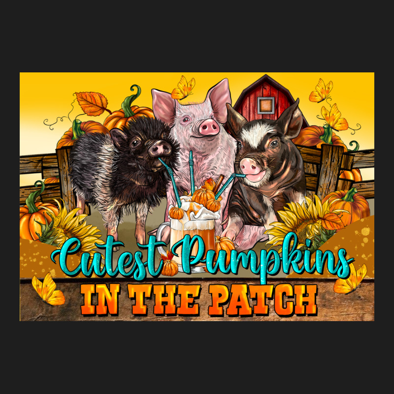 Cutest Pumpkin In The Patch Pig Classic Tee by LillyAllenDesigns | Teevron