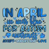 In April We Wear Blue For Autism Awareness Classic Tee | Teevron