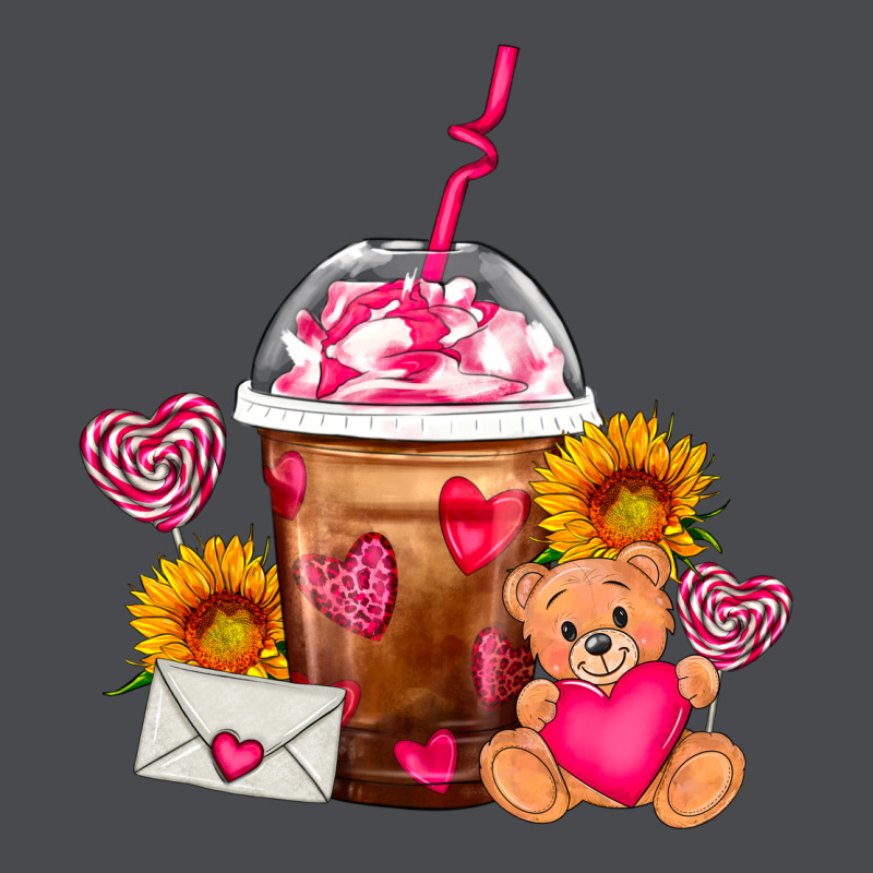 Valentines Day Frappe Coffee Zipper Hoodie by FaDigitalArtStudio | Teevron
