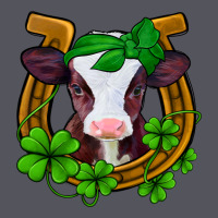 Lucky Horseshoe 4 Leaf Clover Baby Calf Vintage Hoodie | Teevron