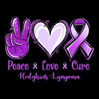 Peace Love Cure Odgkins Lympoma Ladies Tee | Teevron