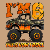 I'm Six This Is How I Roll Monster Truck Birthday Vintage Tee | Teevron