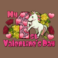My First Valentine's Day Unicorn Zipper Hoodie | Teevron